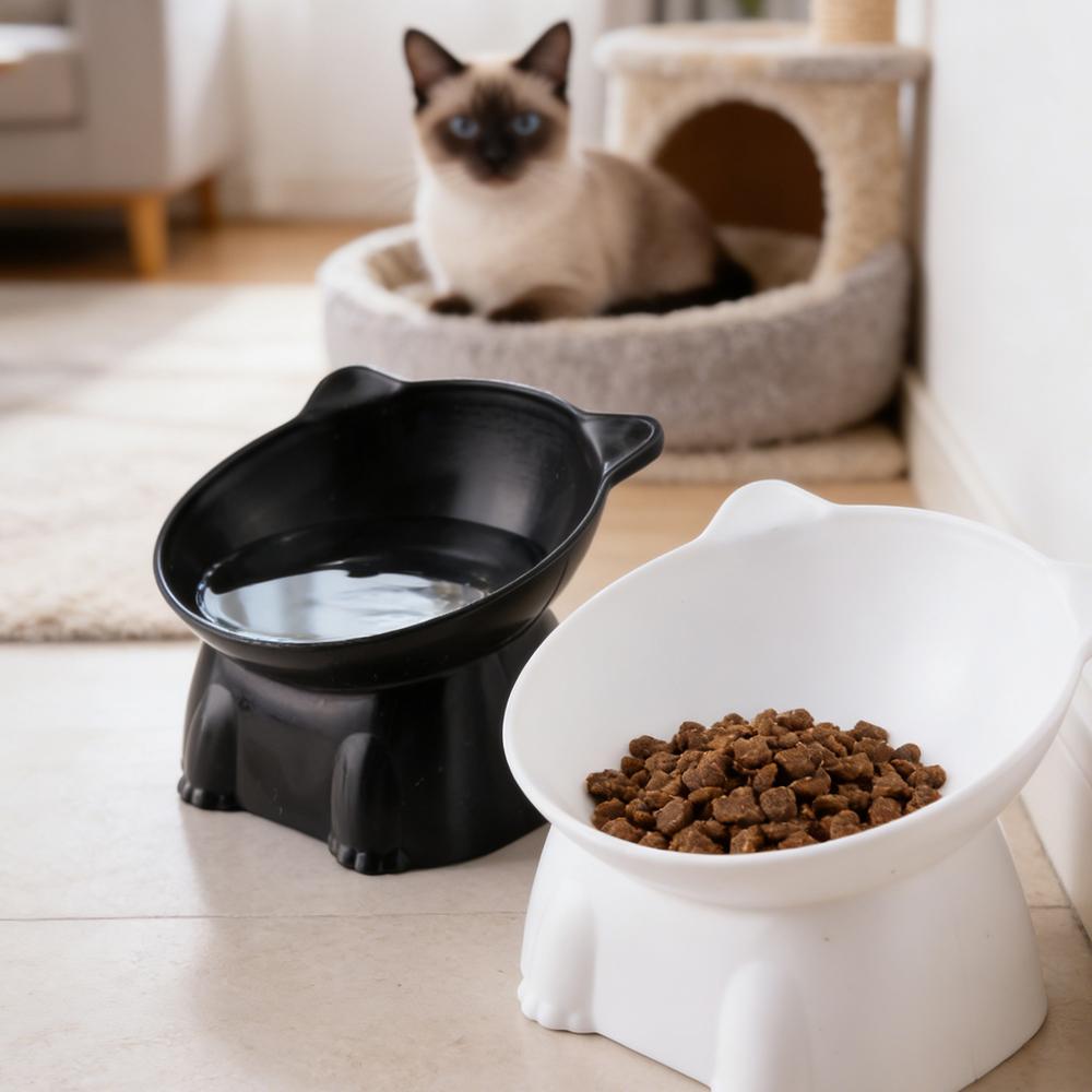 Pet Supplies In Amazon - Czarna Miska dla Kota Amazon Ceramiczna