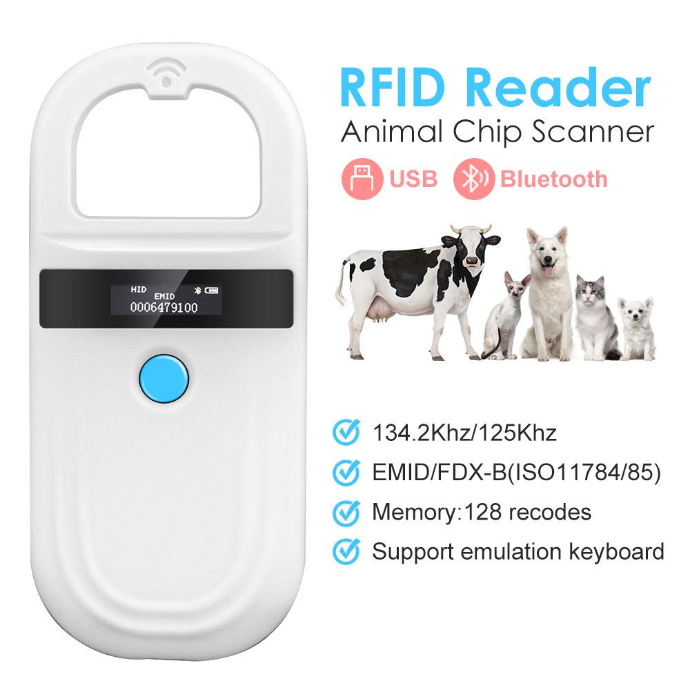 Pet Supplies Online - Ręczny czytnik RFID dla zwierząt 134,2