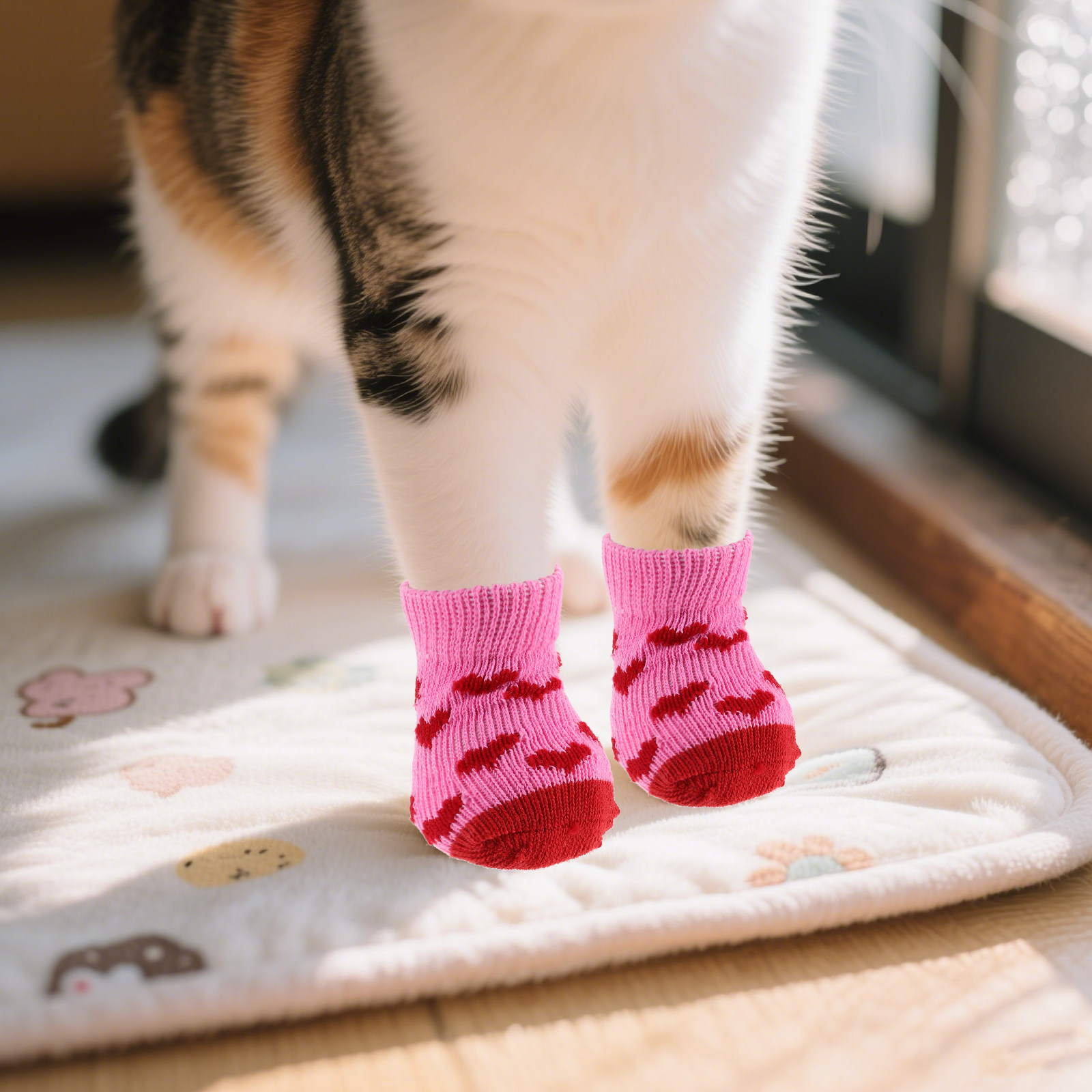 Dog Booties Paw Protector - 8 sztuk butów dla psów małych,