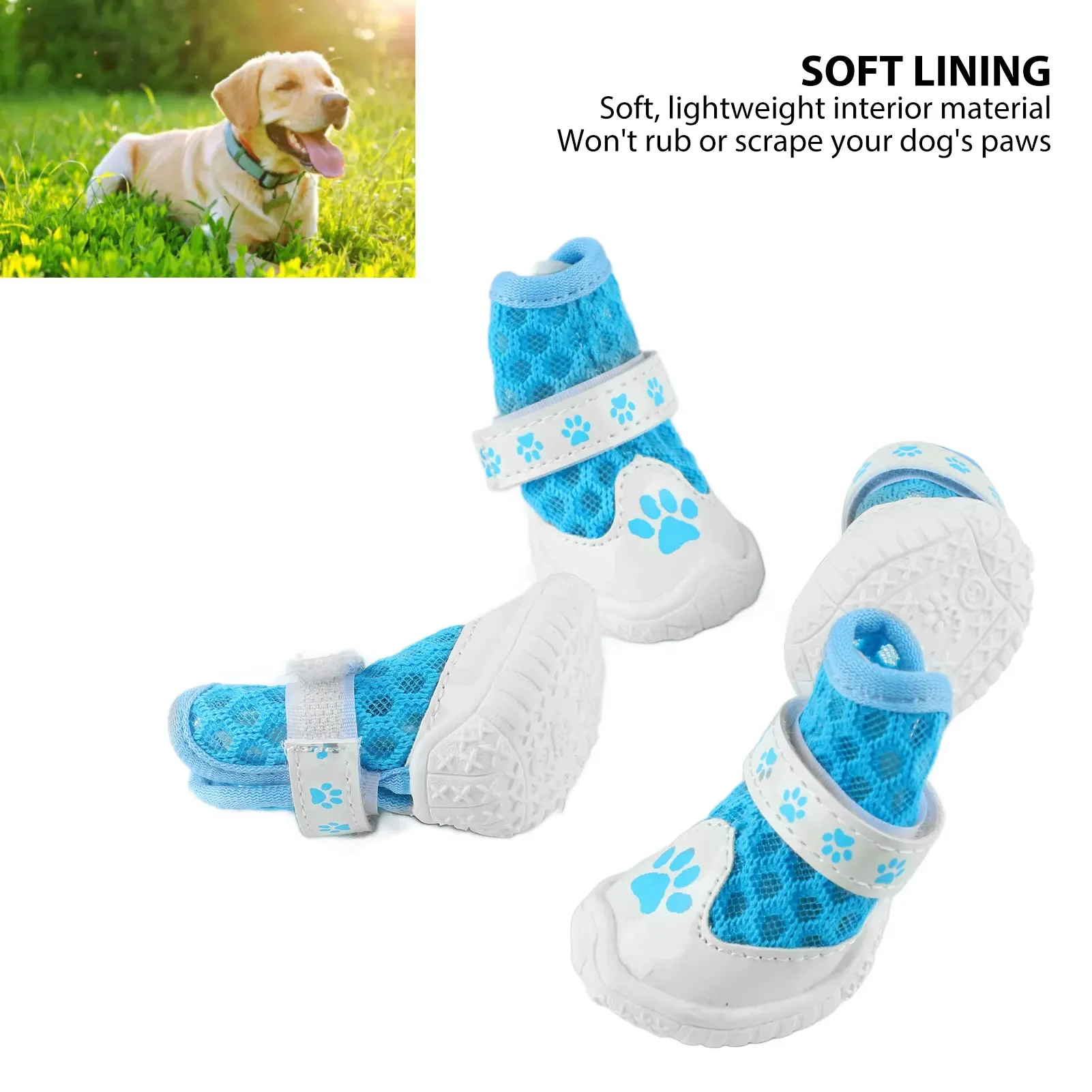 4 szt. Botki dla psów wiosna l – Dog Booties Paw Protector recenzja i cena